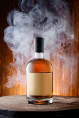 Blended malt smoked scotch whisky