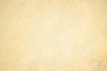 Old concrete wall texture background. Close up retro plain cream color cement material surface design element concept.