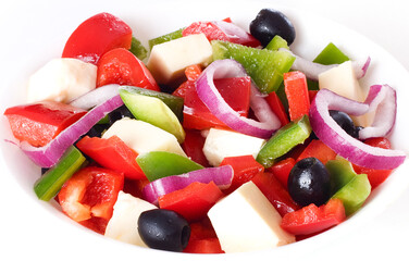 Fresh vegetables salad.