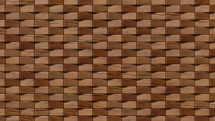 regelmäßiges Holzdekor