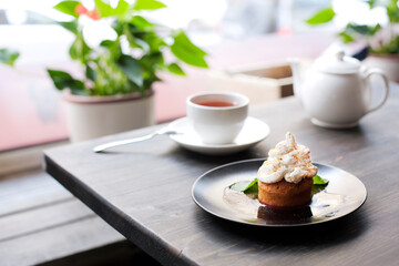 Tea and sweet cake