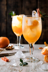 cocktail with fruits