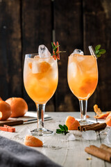 glass of orange juice