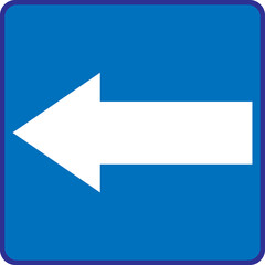 Highway and main road sign vector illustration