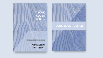  parametric patterns  Book Cover Design Template