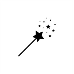 magic wand icon vector illustration symbol