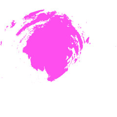 Fototapeta na wymiar Brushstroke Grunge Swirl Neon Pink