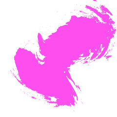 Brushstroke Grunge Swirl Neon Pink