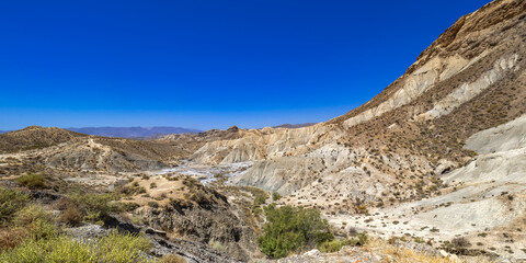 Tabernas Desert Nature Reserve, Special Protection Area, Hot Desert Climate Region, Tabernas, Almería, Andalucía, Spain, Europe