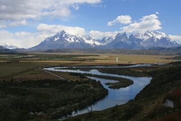 Chilean Patagonia landscape, Torres del paine