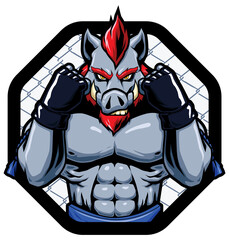 MM Fight Club Mascot