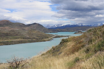 Fototapeta na wymiar Chilean Patagonia landscape, Torres del paine
