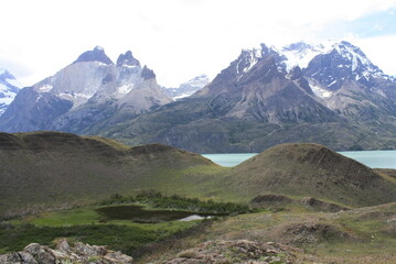 Chilean Patagonia landscape, Torres del paine