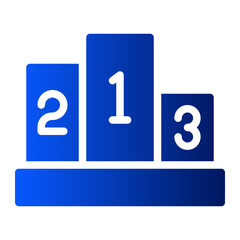 podium gradient icon