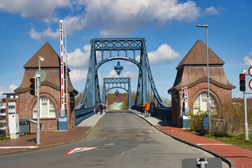Wilhelmshaven- Brücke im Hafen
Kaiser Wilhelm Brücke  - obrazy, fototapety, plakaty