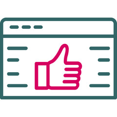 Obraz premium Satisfaction Icon