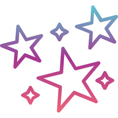 Obraz premium Stars Icon