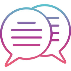 Fototapeta premium Chat Icon