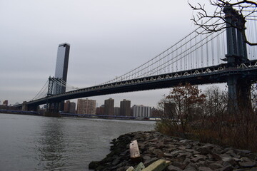 Fototapeta na wymiar Brooklyn bridge in New York