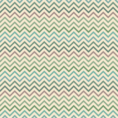 Zigzag geometric vector pattern, green abstract chevron background