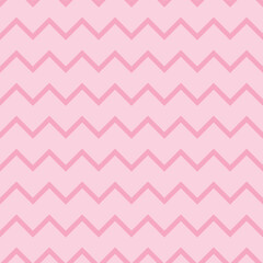 Zigzag geometric vector pattern, pink abstract chevron background