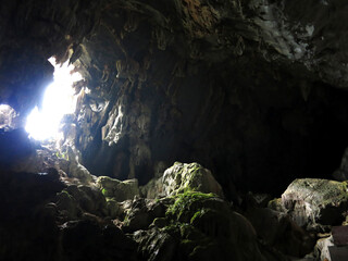 The Tham Phu Kham Cave in Vang Vieng, LAOS