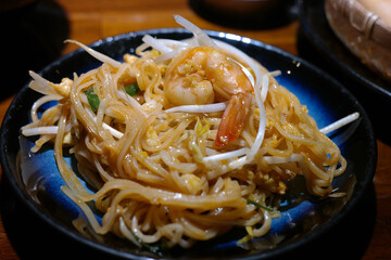 Tom yam is a Thai spicy and sour soup dish.
