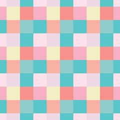 Geometric vector pattern, colorful squares, abstract background