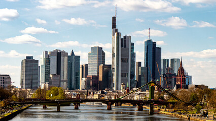 Fototapeta na wymiar Frankfurt. Skyline