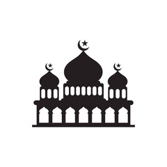 mosque logo icon design template vector
