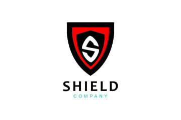 Shield, Safe with Initial S logo design inspiration