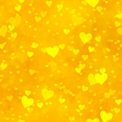 Colorful heart confetti in falling texture background.

(Tiles seamless, 2D rendering computer digitally generated illustration.)