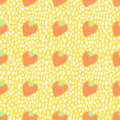 Summer seamless fruit pattern for fabrics and packaging and gifts and cards and kids
