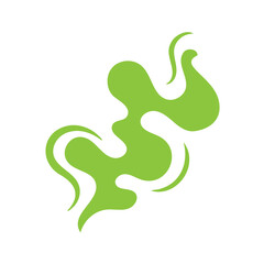 Smoke effect. Bad smell and dust floating in the air.