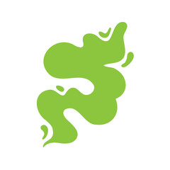 Smoke effect. Bad smell and dust floating in the air.