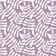Floral seamless leaves branches pattern for fabrics and packaging and gifts and linens and kids and wrapping paper