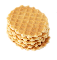 Sweet cookies on a white background.