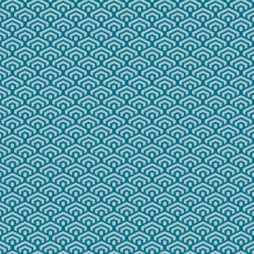 colorful simple vector pixel art new bridge and cyan seamless pattern of minimalistic geometric scaly hexagon pattern in japanese style