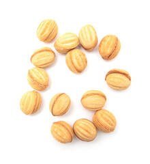 Cookies nuts with condensed milk