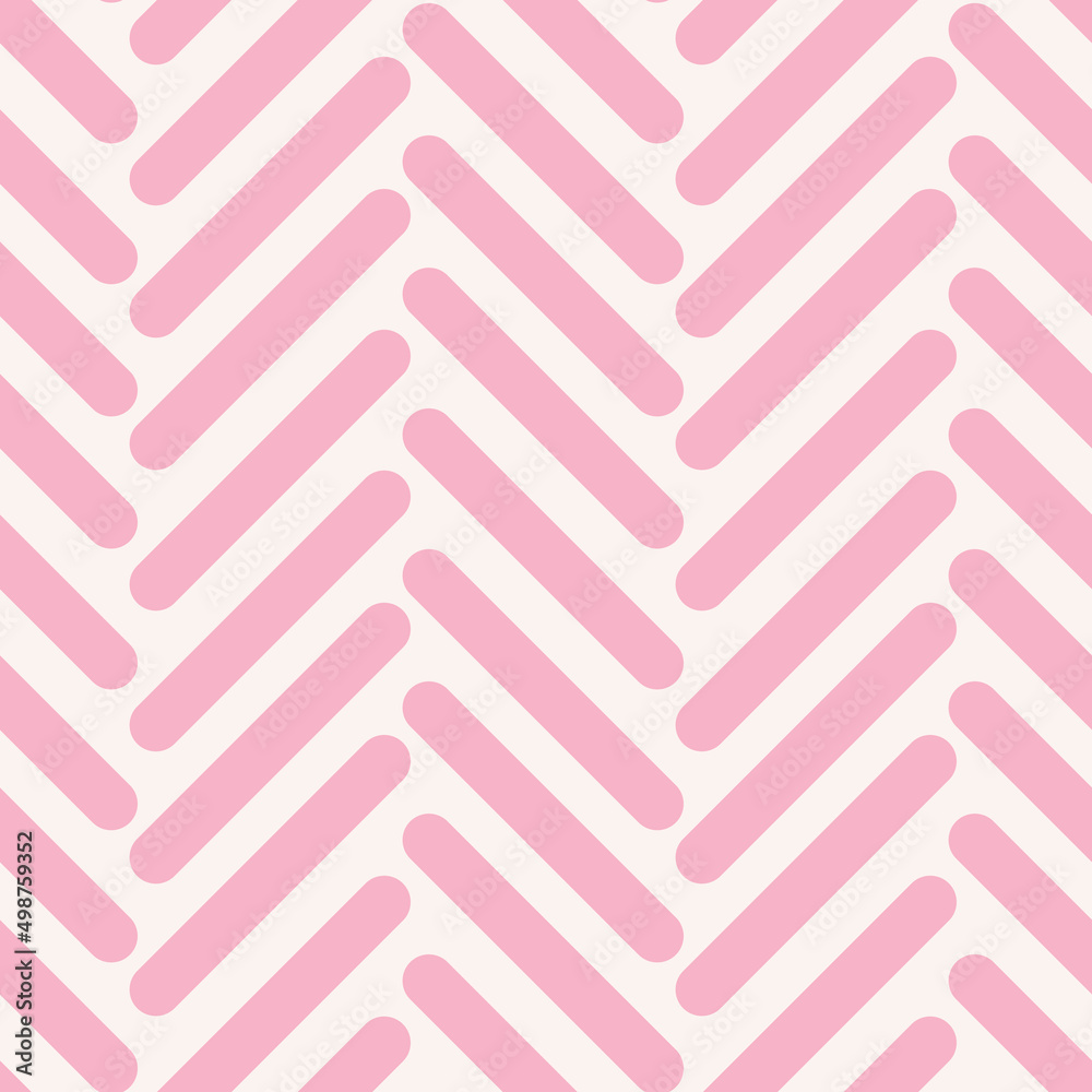 Poster vector chevron pattern, pink geometric abstract background