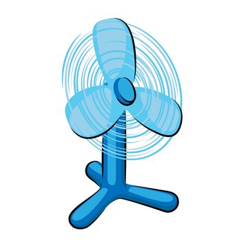recommend clip art: Fan vector clip art isolated on white background