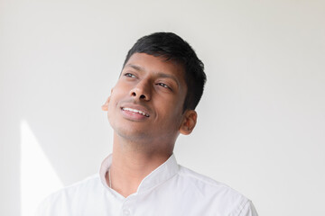 Portrait junger Mann aus Indien