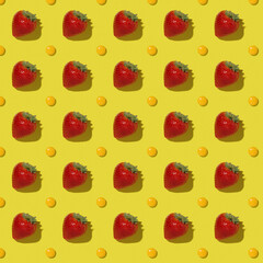 strawberry pattern