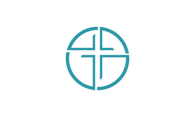 Fototapeta premium medical bird cross book vector icon template logo design