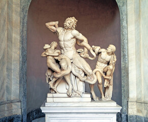 Obraz premium Gruppo del Laoconte, Laocoön by Agesandro, Atenodoro and Polidoro from Rhodes