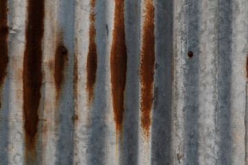 sheet metal corroded and rust texture and background