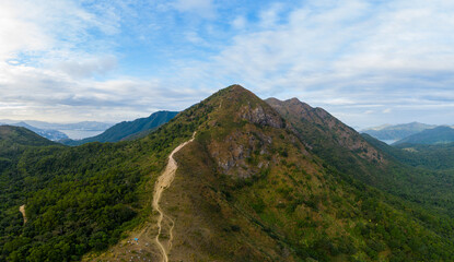 Hong Kong Pyramid Hill in Ma On Shan