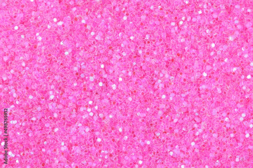 Poster pink sequins. background for design