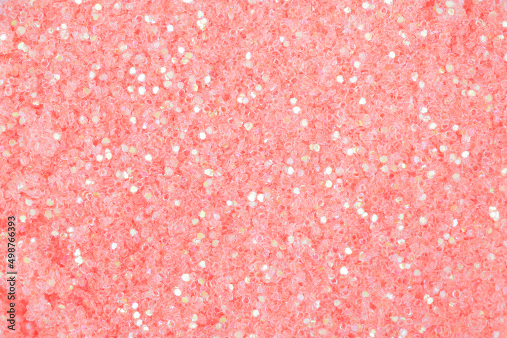 Poster pink sequins. background for design