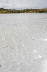 Jan Thiel salt flats on the Caribbean island Curacao